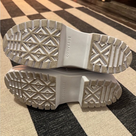 Women’s Converse Chuck Taylor All Star High Top Lugged Heel Platform Shoe White - Picture 6 of 8